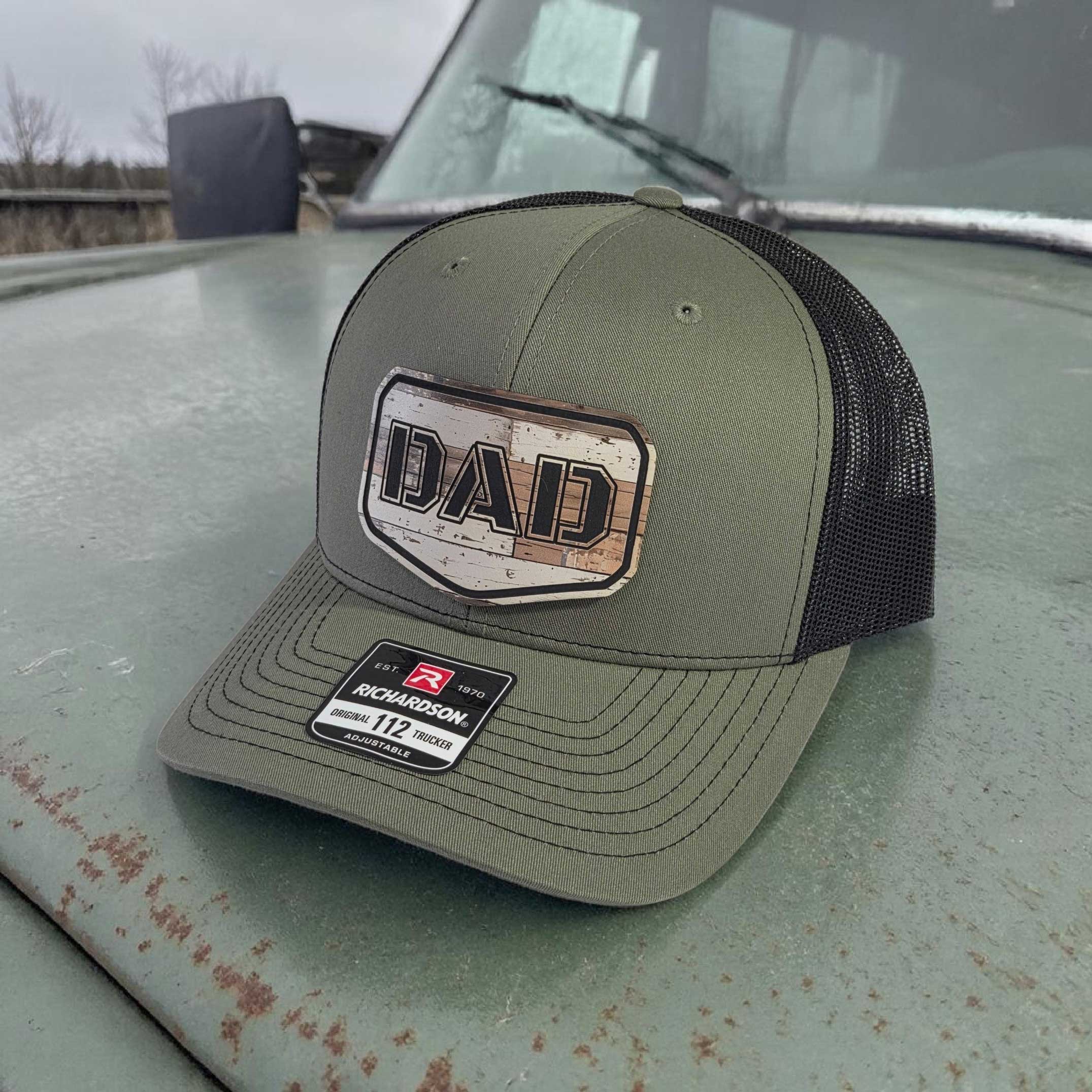 Custom dad patch hat