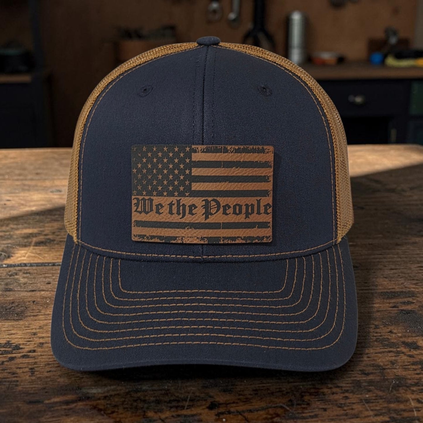American Flag Patch Hat - Customizable