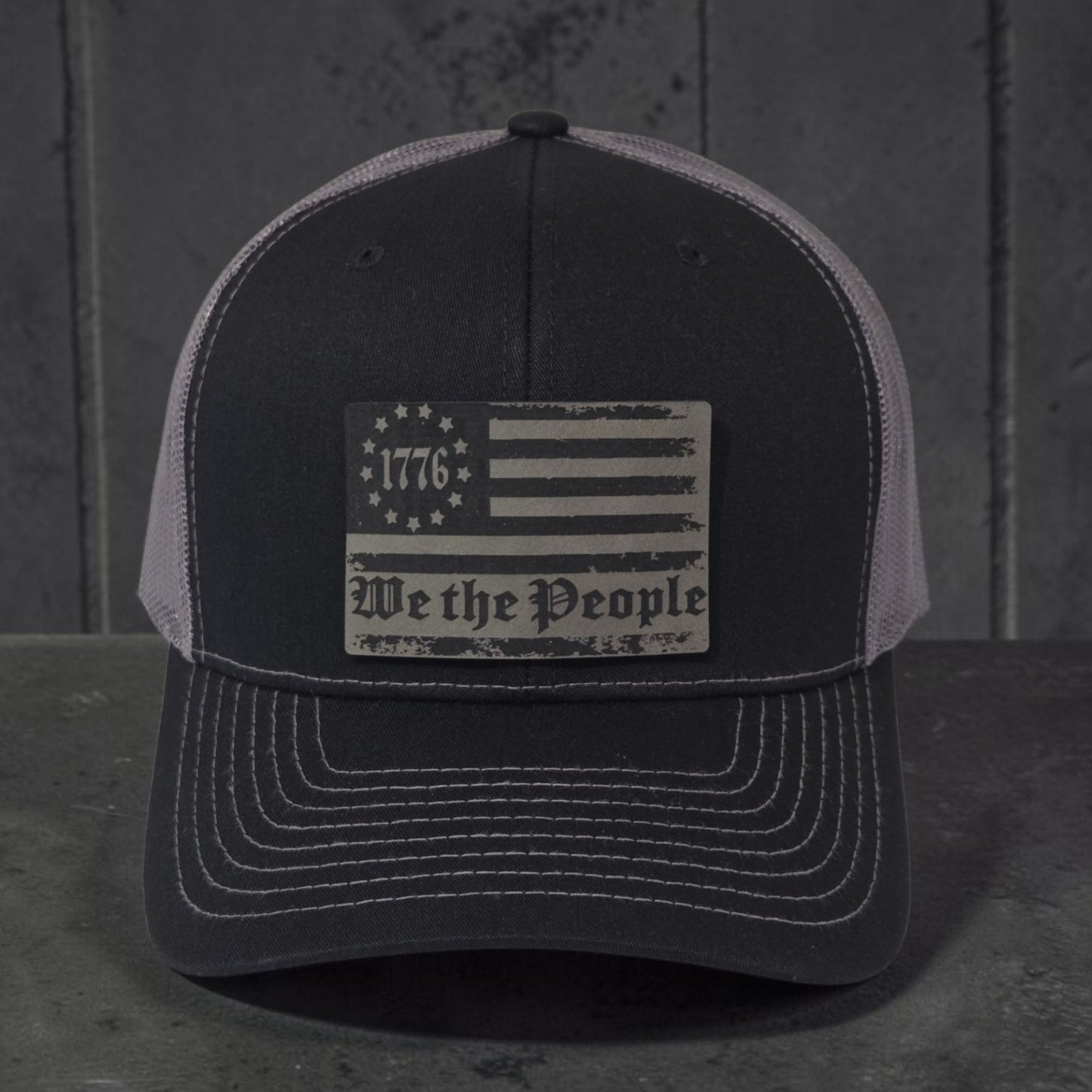 American Flag Patch Hat - Customizable