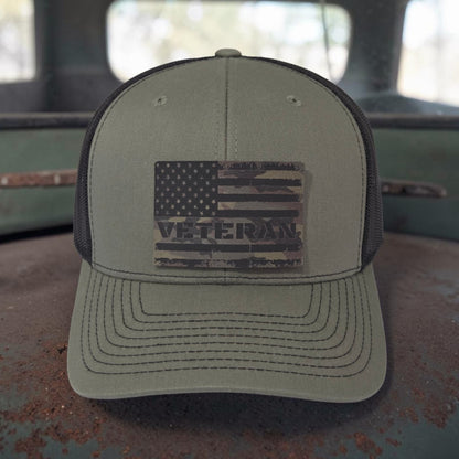 American Flag Patch Hat - Customizable