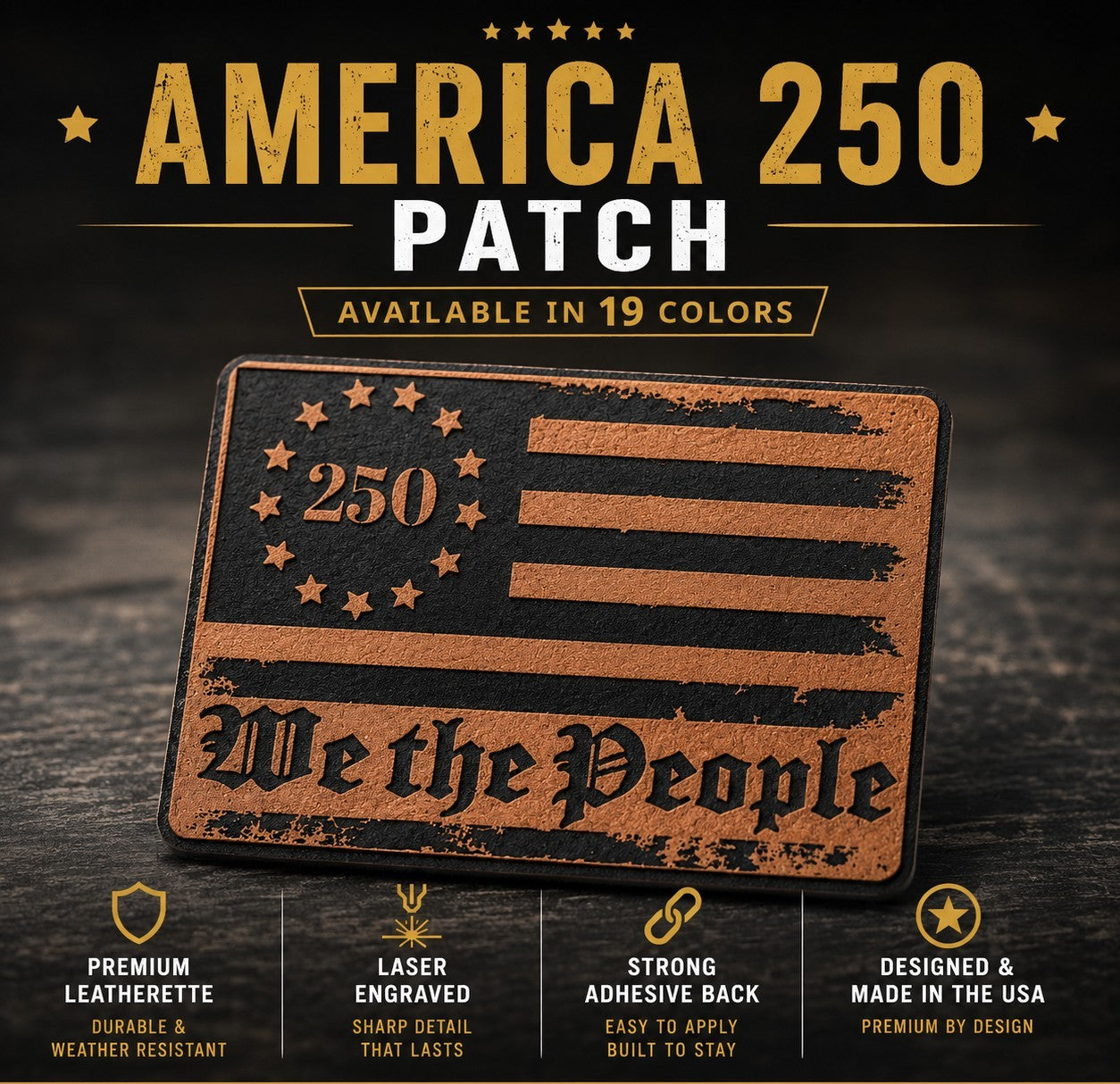 250th Anniversary Flag Patch
