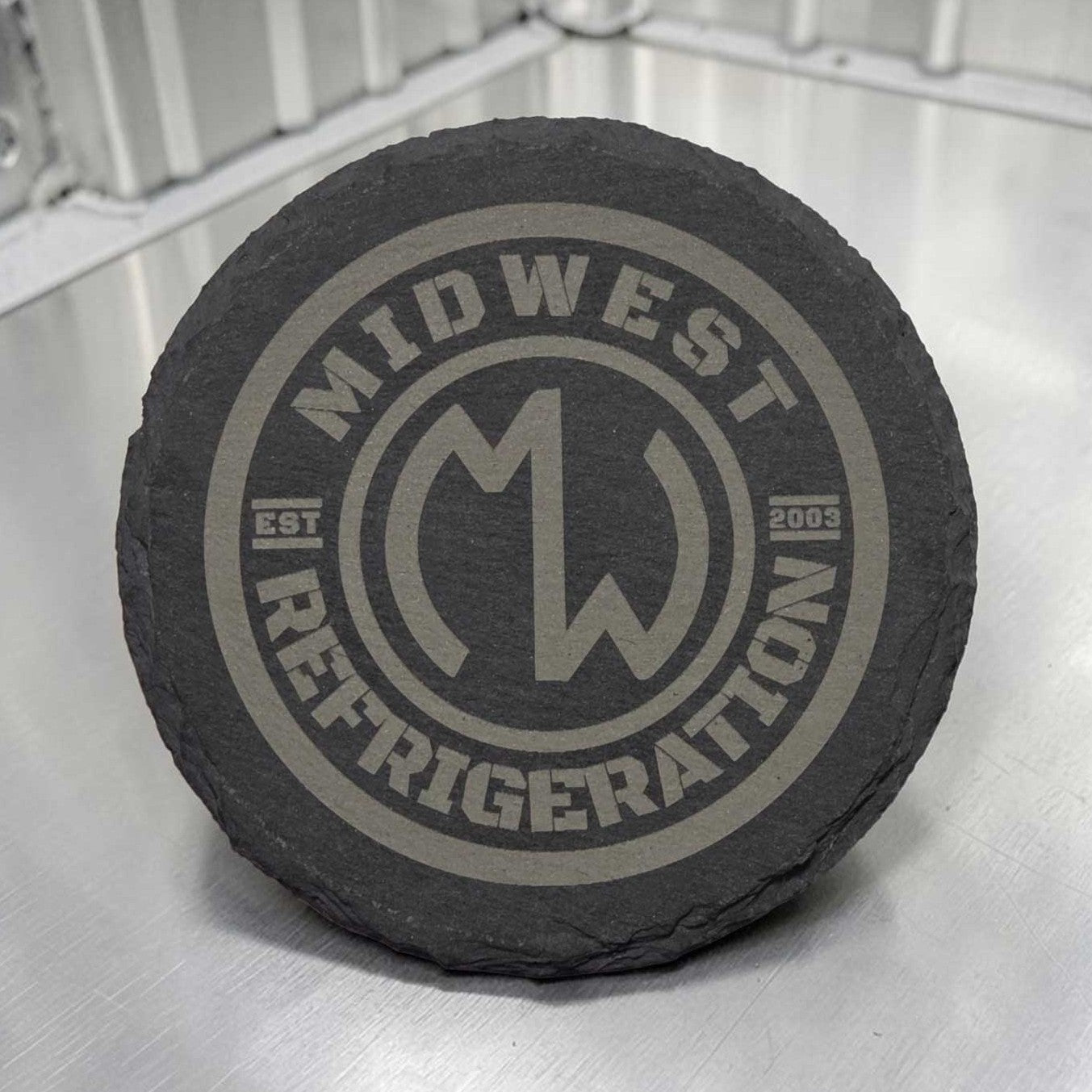 Custom Logo Slate Coasters